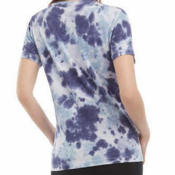 Tie Dye T-shirt Crew Neck Short Sleeve  Medium Blue - Picture 3 of 12